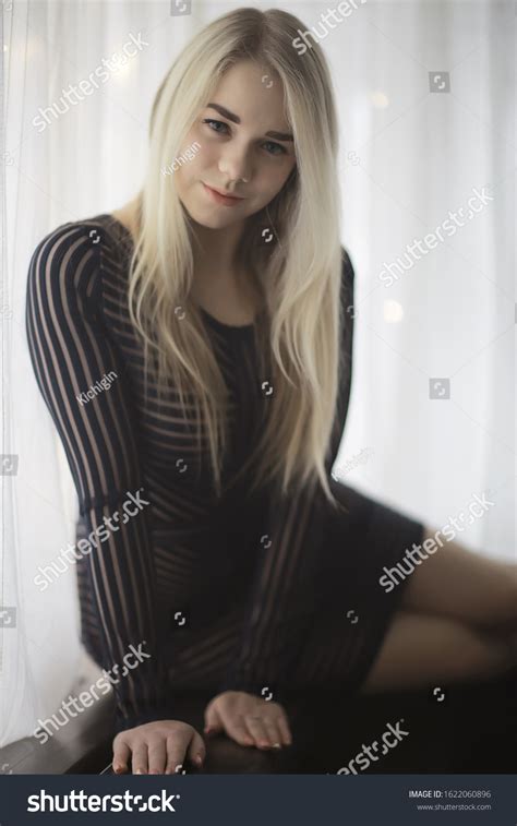 Sexy Czech Blonde Girl Home Interior Stock Photo Shutterstock