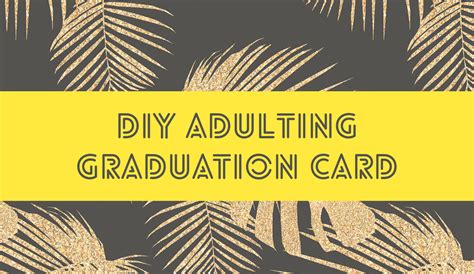 Adulting Graduation Card Cover