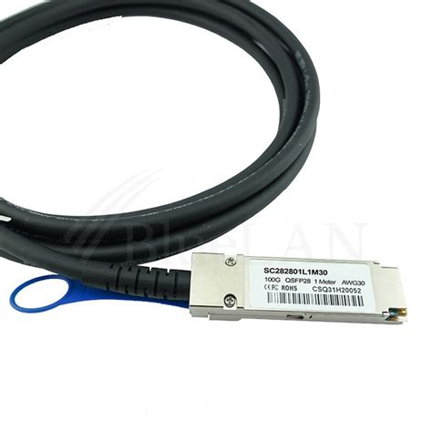 Cisco QSFP-100G-CU1M compatible BlueLAN, DAC QSFP28 SC282801L1M30 | 1.0 ...