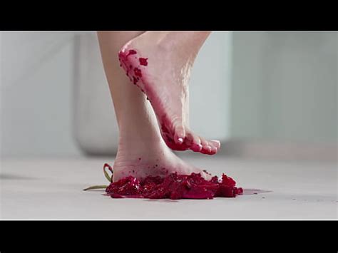 4K HOT FOOTFETISH Crushing Fruits With Bare Feet And High Heels XVIDEOS