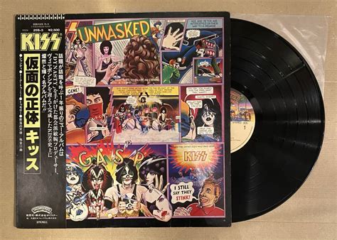 【やや傷や汚れあり】 帯付国内盤lpレコード キッス Kiss 仮面の正体 Unmasked 25s 3 オジー・オズボーン Ac