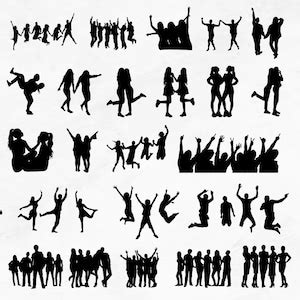 Friends Silhouette SVG Best Friends SVG Besties SVG Friendship Day ...