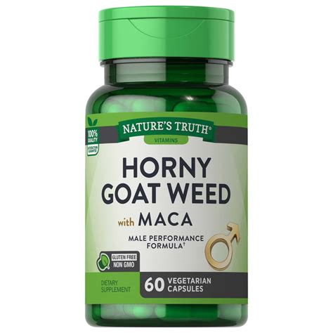 Save On Nature S Truth Horny Goat Weed With MACA Capsules Order Online