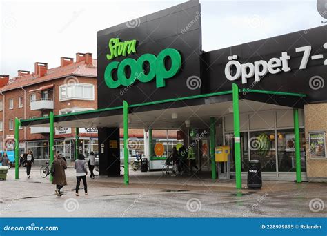 stora coop editorial image image  business sweden