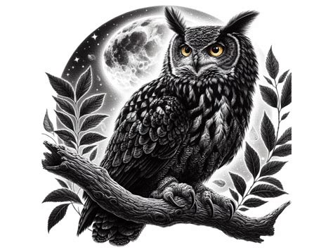 Black Owl Graphic by A.I Illustration and Graphics · Creative Fabrica