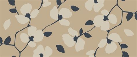 Flower Modern Nude Wallpaper Happywall