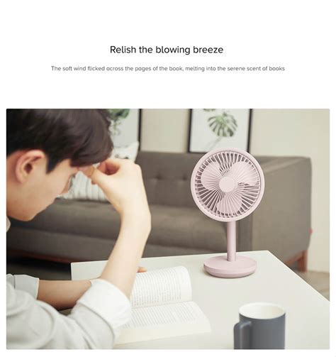 Solove Rechargeable Portable Desktop Fan