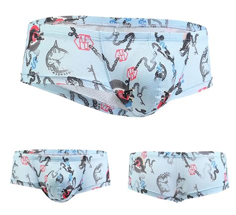 Wholesale Products Multi Printed Low Rise Gay Wear Boxers Mesh Breathable High Quality Men Sexy