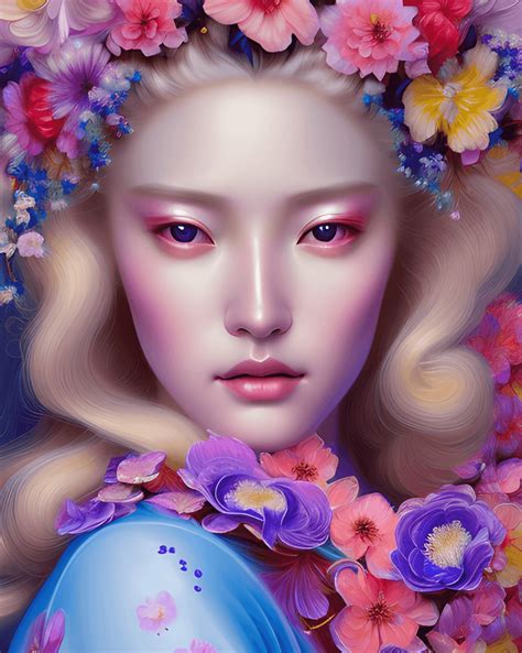 Beautiful Blonde Quartz Princess Of Flowers Creative Fabrica