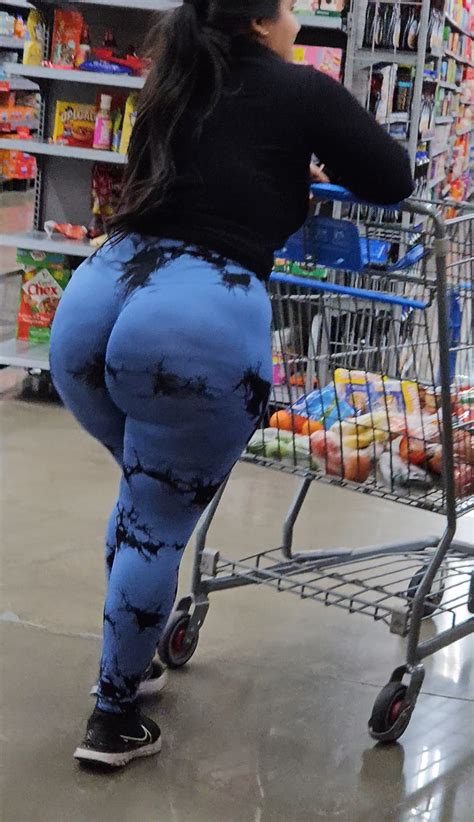 Blue Monster Booty Latina BBW Spandex Leggings Yoga Pants Forum