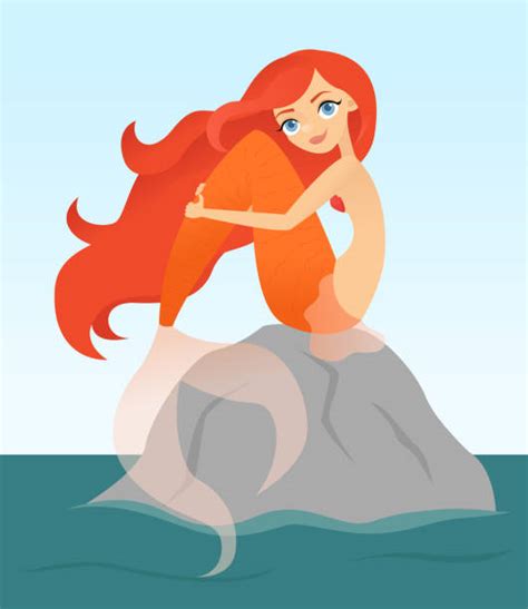 Mermaid Rock Illustrations Royalty Free Vector Graphics And Clip Art