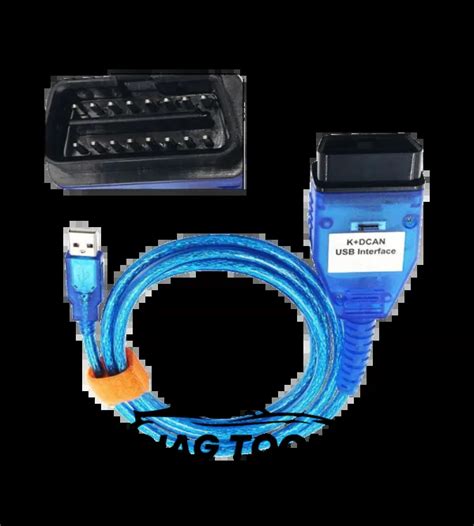 BMW Diagnostic Cable K+DCAN FT232RL Chip OBD2 Cable for BMW E series ...