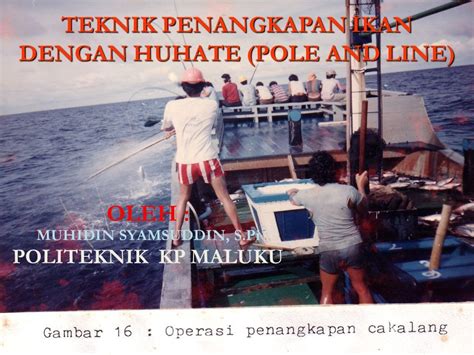 Teknik Penangkapan Ikan Dengan Huhate Pole And Line Oleh Muhidin