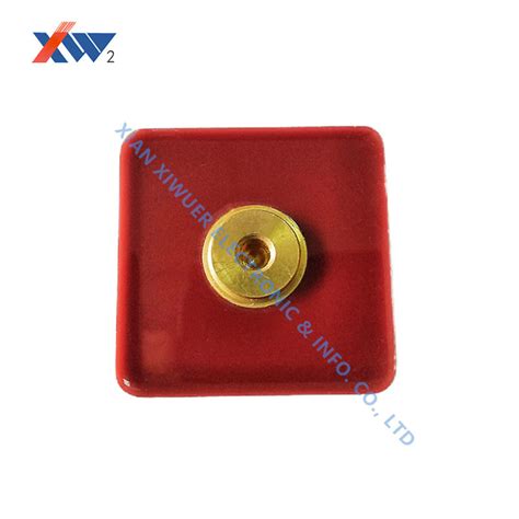Encapsulated Disc High Voltage Doorknob Type Capacitors 1080pf 20 Kv
