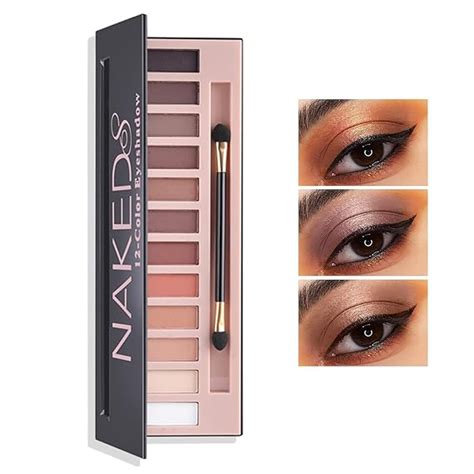 Amazon LZYLLS Shades Nude Matte Eyeshadow Palette Shimmer Naked Eyeshadow Palette Eye