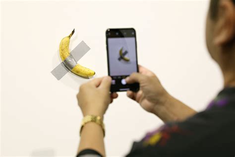 Art Basel Banana Is Maurizio Cattelans Comedian Art Miami New Times