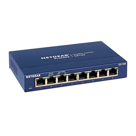 Netgear8 Port Gigabit Network Switch Gs108 Ethernet Switch Ethernet ...