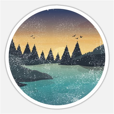 River Stickers Unique Designs Spreadshirt