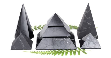 Shungite Pyramids | Made of Real Russian Stone | Online store