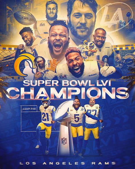 Los Angeles Rams Super Bowl Champions Sign - glwec.in