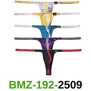 COMLIFE Underwear Socks Comlife Mens Soft Nylon Thong Sexy Seduction Bikini Briefs