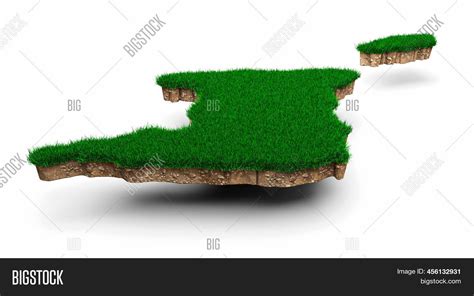 Trinidad Tobago Map Image And Photo Free Trial Bigstock