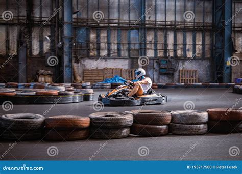 Kid Driving Go Kart Editorial Image 30978000