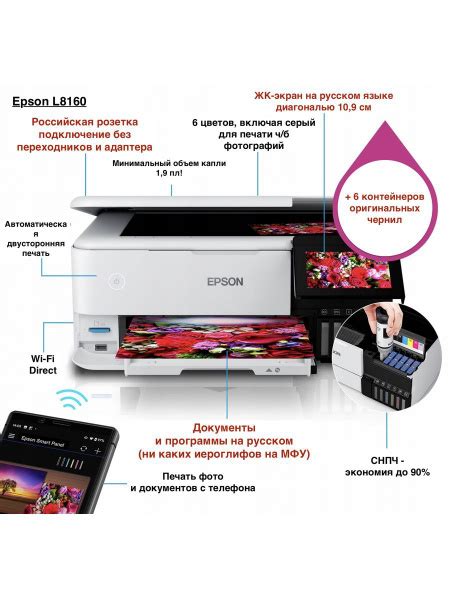 МФУ Струйное Epson L8160 купить по низкой цене в интернет-магазине OZON ...