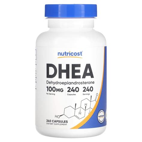 DeliHerb : Nutricost, DHEA , 100 mg , 240 Capsules NCS-67177 Nutricost ...