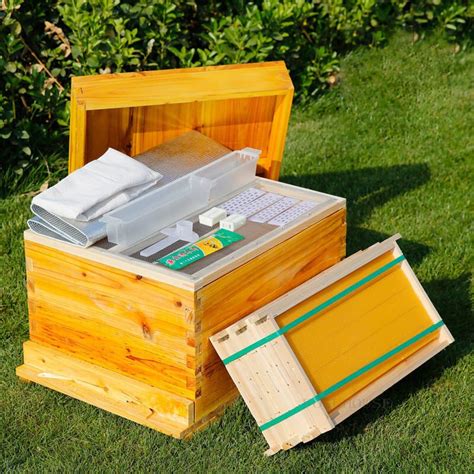 Beehive Wooden Box Bees House Beekeeping Equipment Beehives Frames