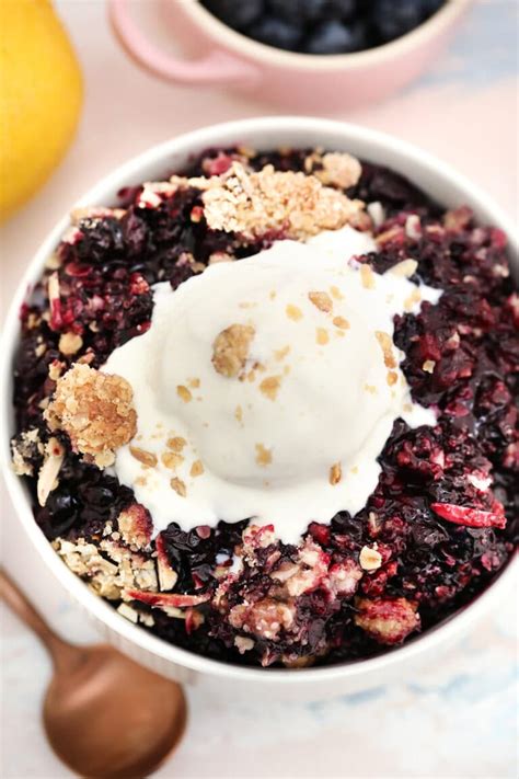 Blueberry Crisp Recipe Video Sweet And Savory Meals