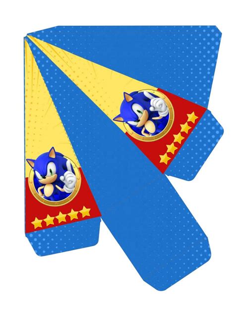 Sonic Para Imprimir E Montar - Como Fazer Festa Personalizada com o Tema Sonic | Painel Criativo