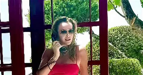 Amanda Holden 53 Strips To Bikini As She Announces Dream Come True News Daily Star