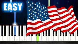 American National Anthem The Star Spangled Banner EASY Piano