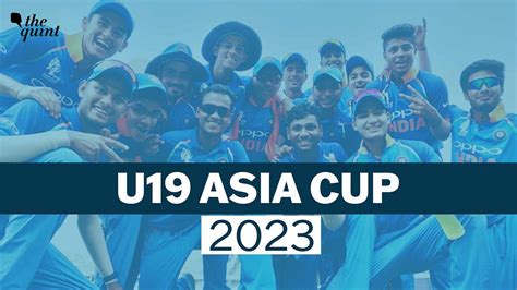 Acc U19 Asia Cup 2023 Schedule Matches Groups Venue Timings Live