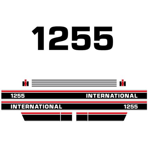 Aufkleber Und Embleme Case IH International Stickerset International