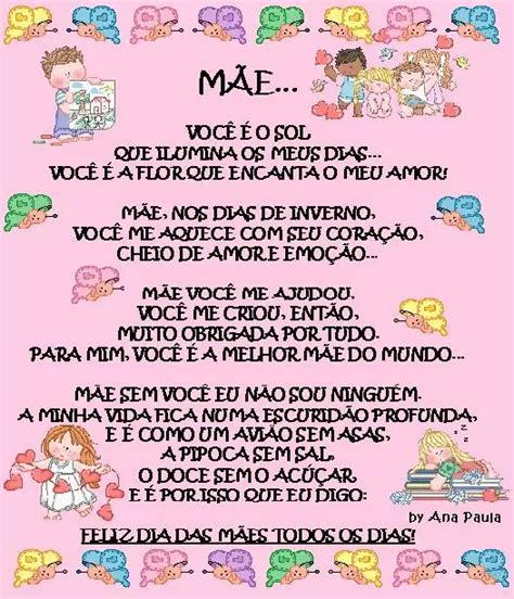 Poemas para o dia das mães