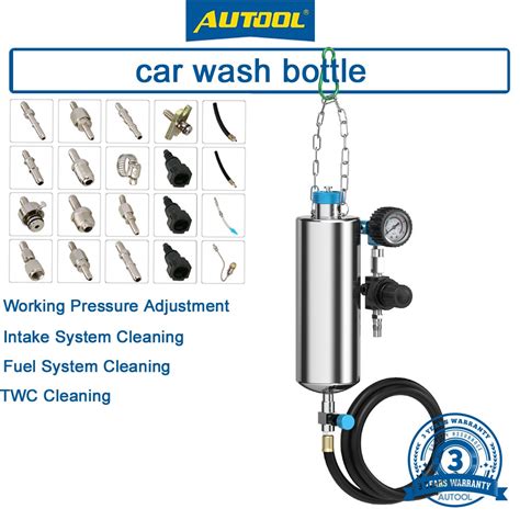 AUTOOL C80 Car Fuel Cleaning Machine Washing Tool | Non-dismantle Fuel ...