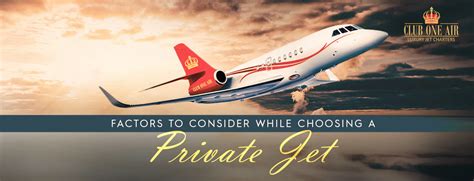 Factors To Consider While Choosing A Private Jet