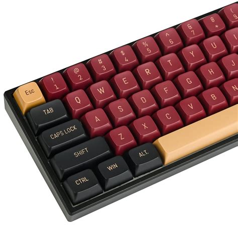 Buy Fogruaden Pbt Red Samurai Keycaps Keycap Set Double Keycaps