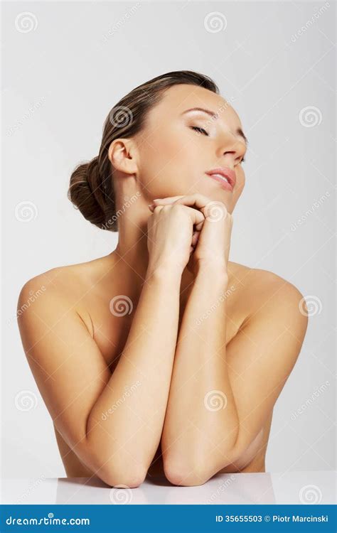 Portrait Of A Beautiful Nude Woman Cut Out Stock Image Image Of Beauty Model