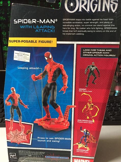 2006 Marvel Spider Man Origins 6 Inch Spiderman With Leaping Attack