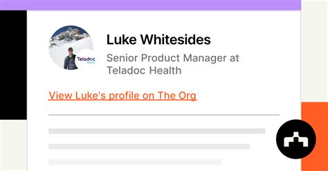 Luke Whitesides - Senior Product Manager at Teladoc Health | The Org