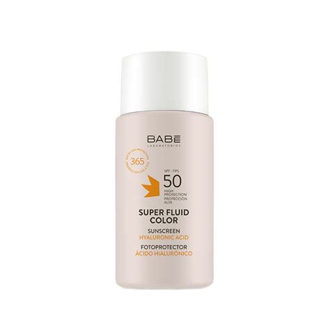 Babe Laboratorios Sun Super Fluid Color Sunscreen Spf Fluid Za Lice Ml