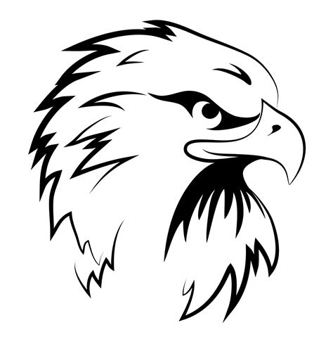 Black And White Eagle Clipart | Free download on ClipArtMag