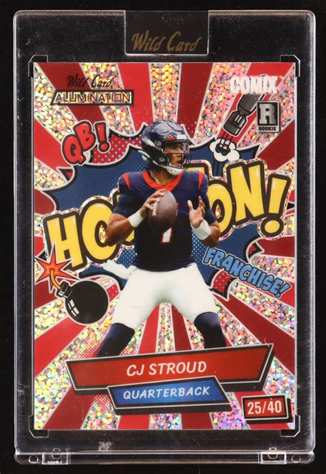 Cj Stroud Wild Card Alumination Comix Sparkle Red Accs Rc