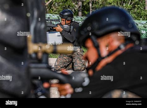 A Partner Force Sniper Team Compete In The Fuerzas Comando 2022