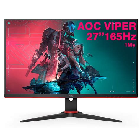 Monitor Gamer AOC 27 Viper Full HD 165Hz 1ms HDMI DP VA HDR FreeSync