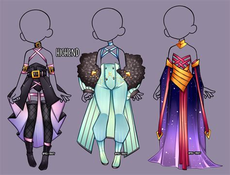 Highend Outfit Adopt Close By Miss Trinity On Deviantart Drawing