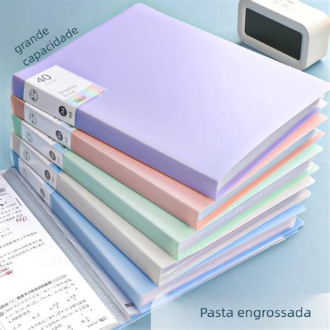 Pasta Catalogo Com Plastico